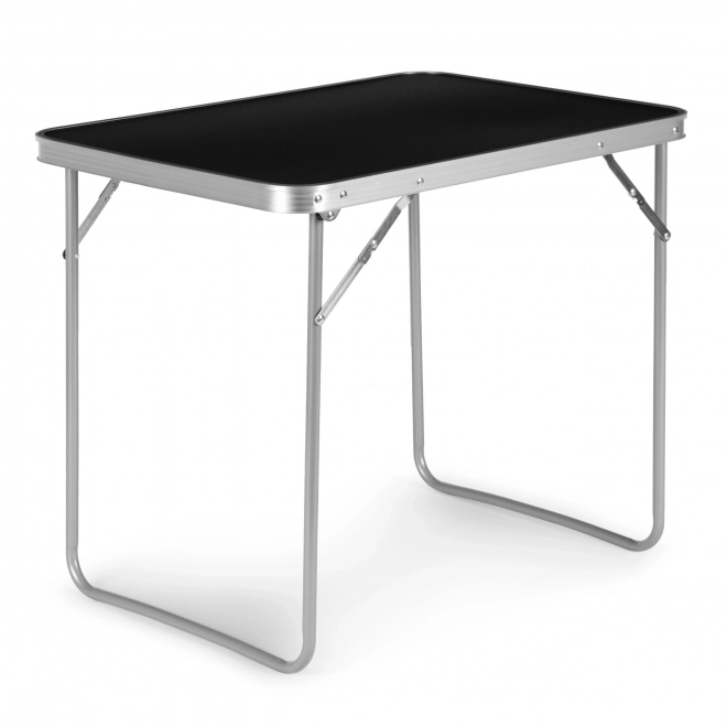 Toeristische tafel opvouwbare picknicktafel blad 80x60 cm zwart