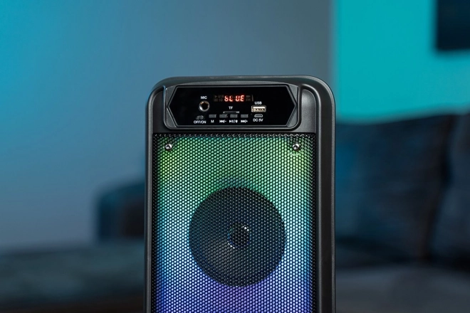 Luidspreker FLAMEBOX UP MT3177 Bluetooth 5.0/FM/MP3/MicroSD/USB/RGB/RMS 14W/PMPO 600W