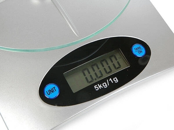 Elektronische keukenweegschaal met nauwkeurig LCD-display