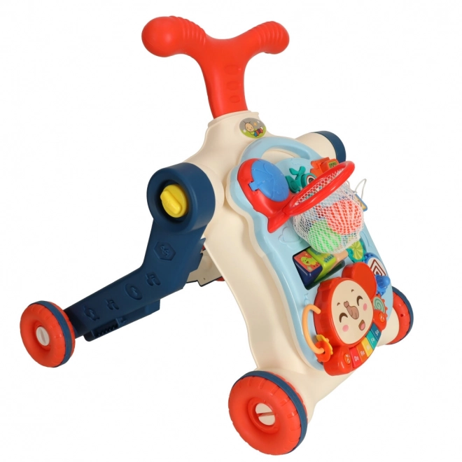 Multifunctionele kinderloopstoel en interactieve tafel 5-in-1