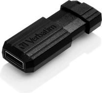 USB-flashstation Verbatim PinStripe 32GB zwart