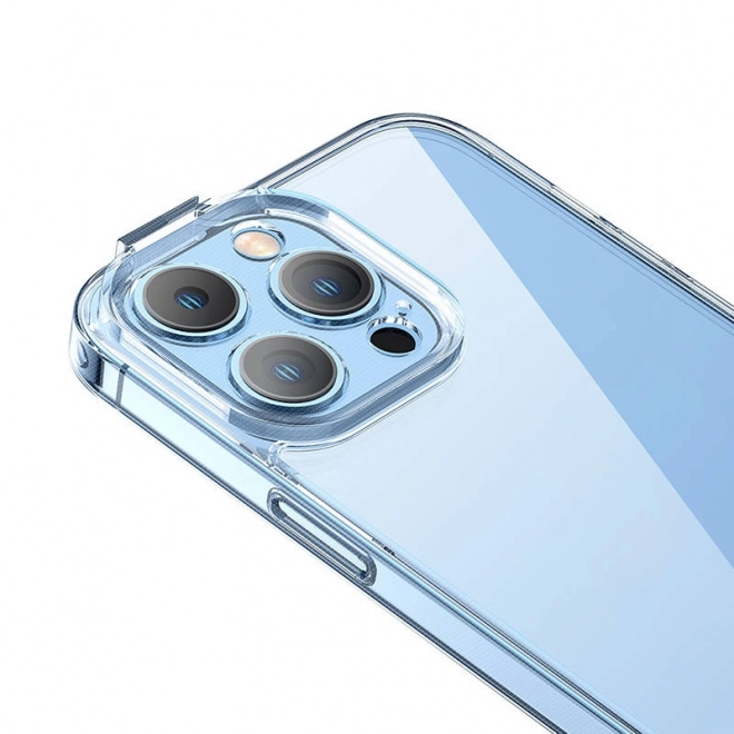 transparante hoesje en gehard glas voor iPhone 14 Plus Baseus SuperCeramic