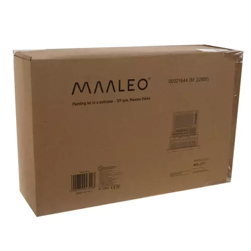 Schilderset in koffer - 128 stuks Maaleo 21644