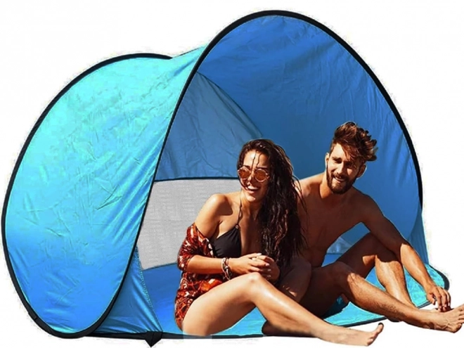 Zelfuitvouwende strandtent met UV-bescherming