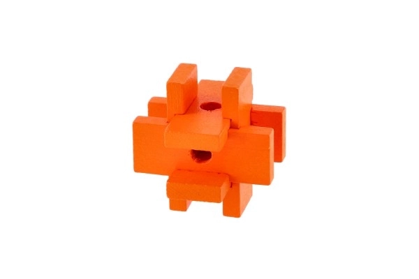 Houten puzzelbrug in doosje 8x5x5cm