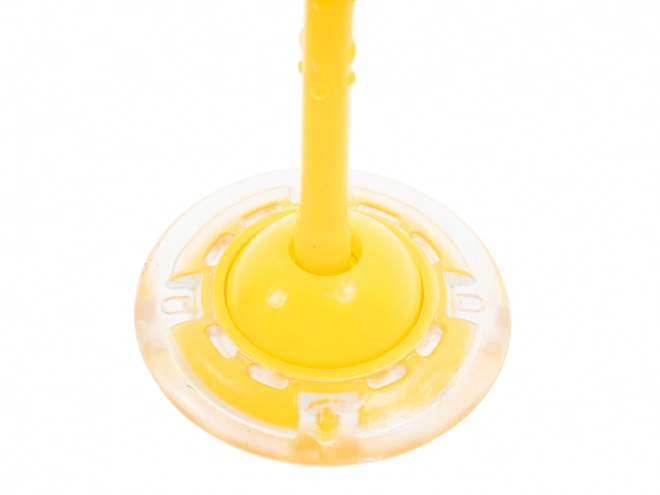 Hula hoop been springbal verlicht LED geel