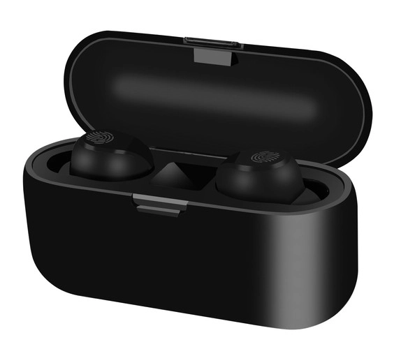 Bluetooth draadloze oordopjes - zwart + powerbank