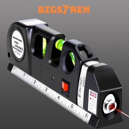Laserwaterpas met maat 250 cm Bigstren 21747