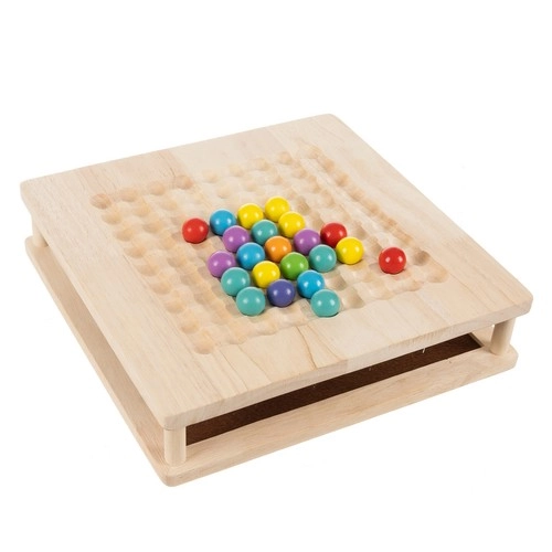 Dubbelzijdig 2-in-1 spel: knikkers en memory boerderij