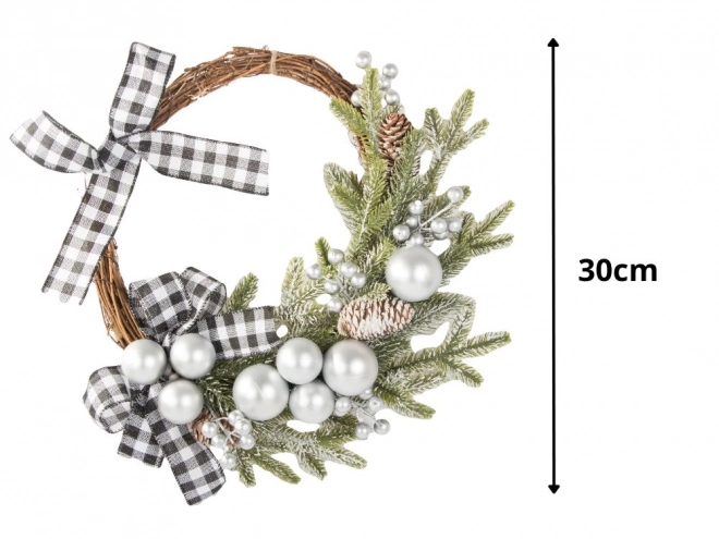 Kerstdecoratieve krans voor deur en muur