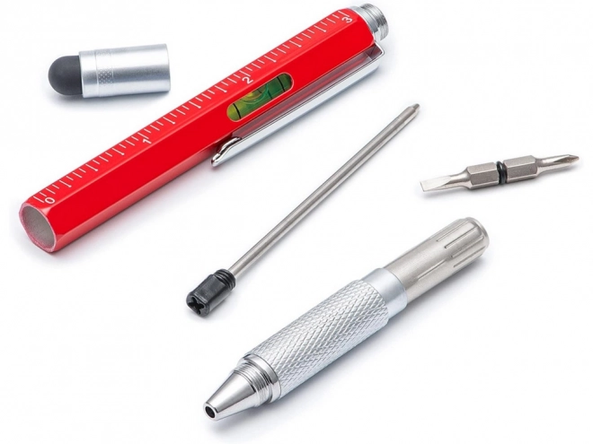 Multifunctionele pen multitool 6-in-1 met waterpas