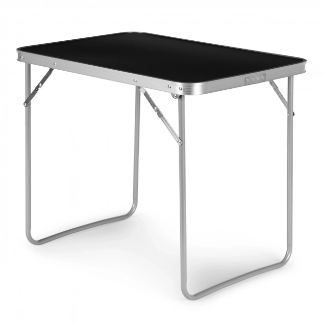Toeristische tafel opvouwbare picknicktafel blad 80x60 cm zwart