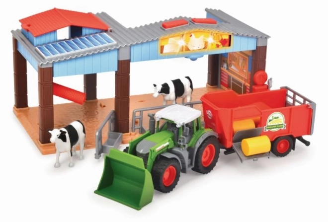 Boerderij met tractor en accessoires