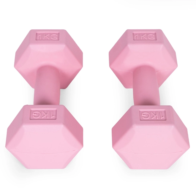 Roze halters 2x1 kg ModernHome