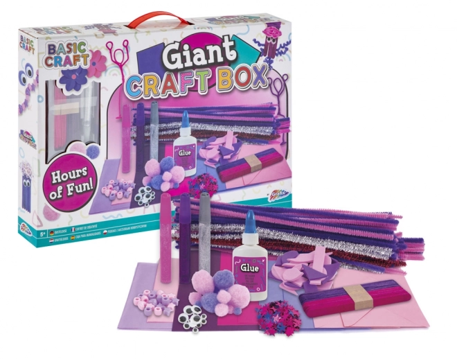 Basic Craft grote creatieve box roze