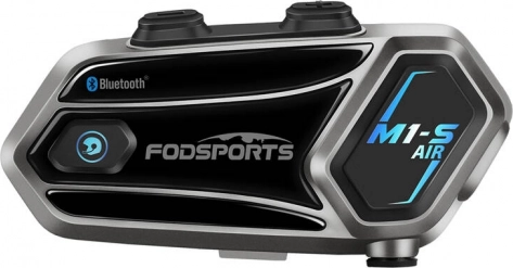 Intercom voor motorfietsen Fodsports M1-S Air grijs