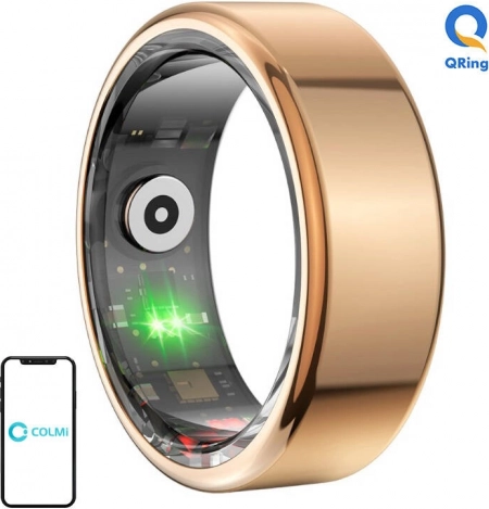 Slimme ring COLMI R02, maat 8, goud