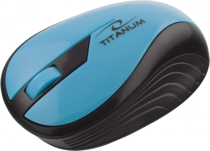 Draadloze optische muis Titanum Rainbow in turquoise
