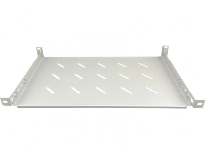 Vaste plank 19 inch 1U, diepte 280 mm, grijs