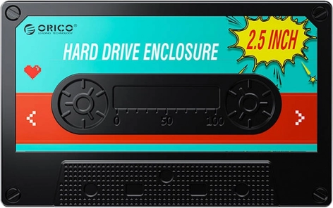 Orico behuizing voor 2,5" HDD/SSD, USB 3.0 5 Gb/s, USB-A naar Micro‑B, zwart