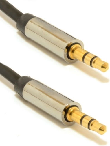 Stereo audiokabel 3,5 mm jack – man–man 1,8 m