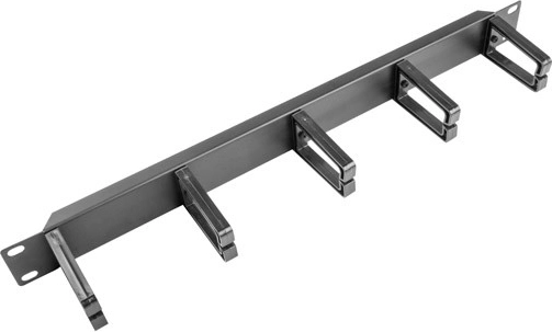 Kabelorganizer voor 19" rack 1U, type B, zwart