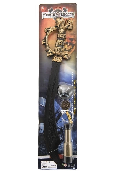 Piratensabel met accessoires 58cm