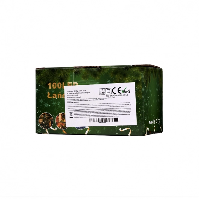 LED lichtsnoer 10m 100LED warm wit