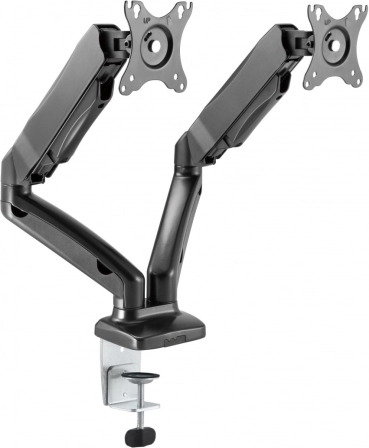 Monitorarm voor twee 32"-schermen met gasveer IB-MS304-T