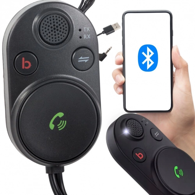 Bluetooth-adapter voor de auto met basboost