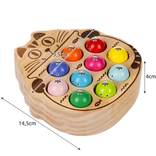 Houten speelgoed magnetische visserij Kruzzel