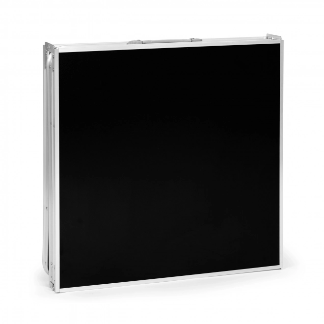 Toeristische tafel inklapbare kampeertafel zwart blad 180 x 60 cm