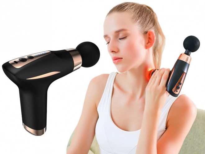 Multifunctioneel massagepistool met 6 opzetstukken