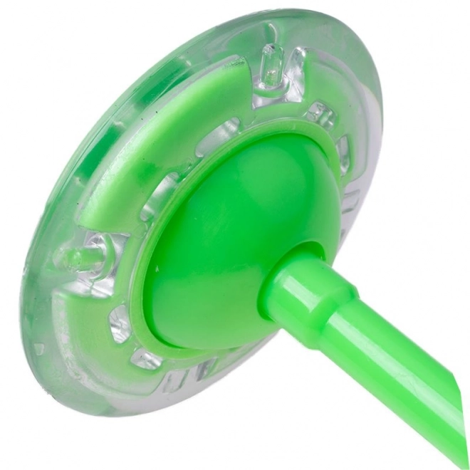 Hula hop en springtouw met LED-lichten, groen