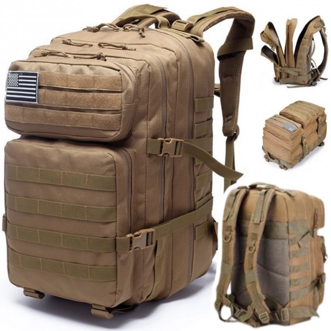 Militaire tactische rugzak Zand 40-60L
