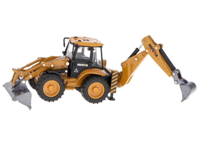 Metalen constructie en rubberen wielen