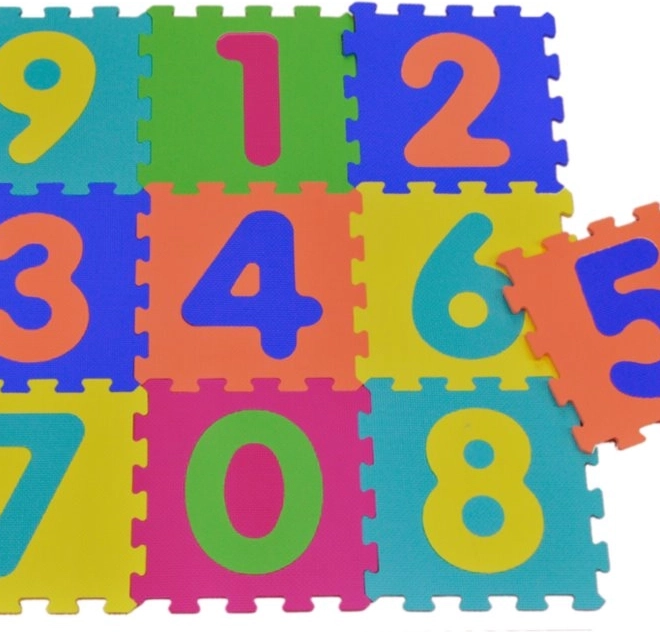 Schuimpuzzel met cijfers voor kinderen