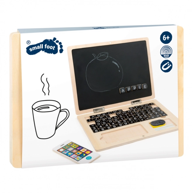 Magnetische houten laptop Small Foot