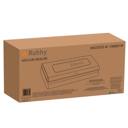 Vacuümmachine / foliesealer met schaal en rollen set RUHHY