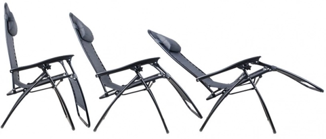 Tuin- en strandligbed met drankhouder