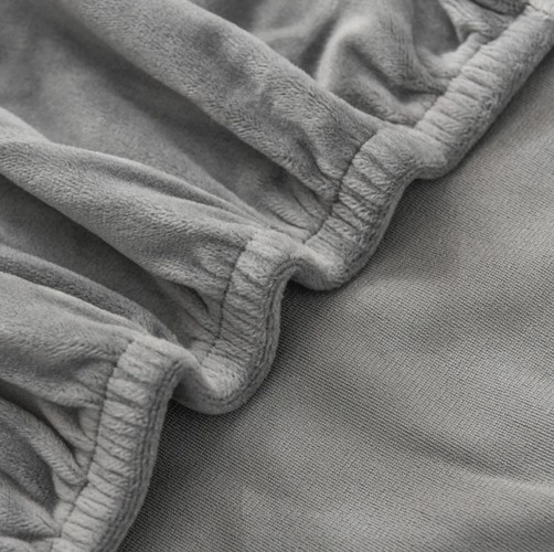 Stoelbekleding - grijze velours Ruhhy 22979