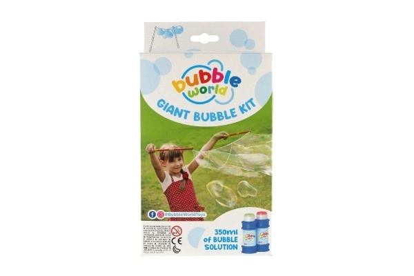 Bellenblaas set - maken van professionele bellen + vulling 350 ml in doos 15x27x6cm