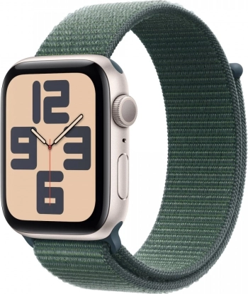 Watch SE GPS 44 mm Aluminium kast Maanlicht met Alpenmeer sportband