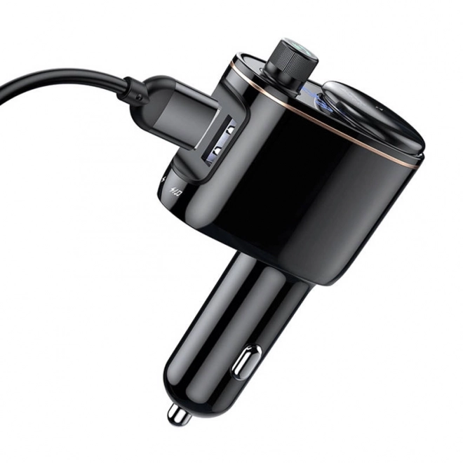 Bluetooth MP3 zender voor auto Baseus zwart