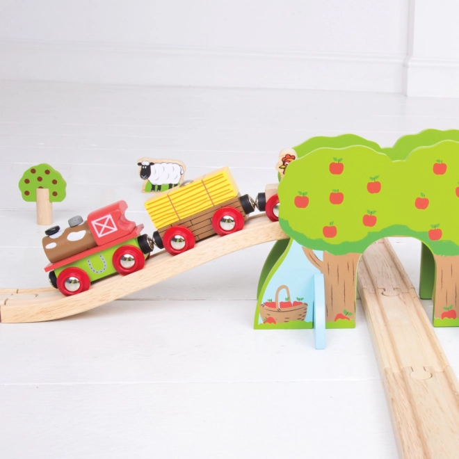 Bigjigs Rail Houten Treinset Boerderij