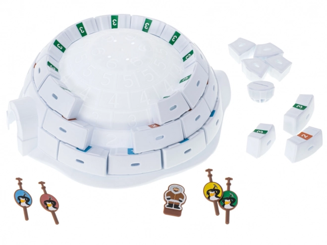 Bordspel bouw een iglo met pinguïns