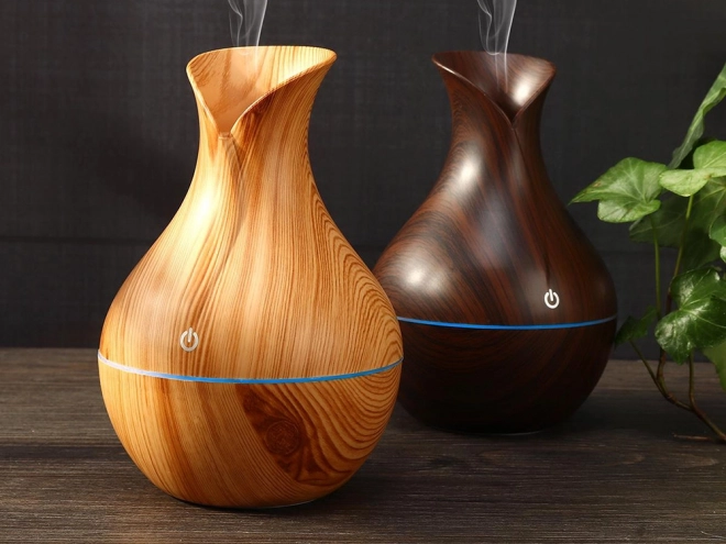 Aroma diffuser en luchtbevochtiger met RGB-verlichting en USB-voeding