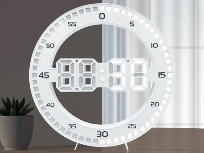 LED digitale wekker met thermometer en alarm