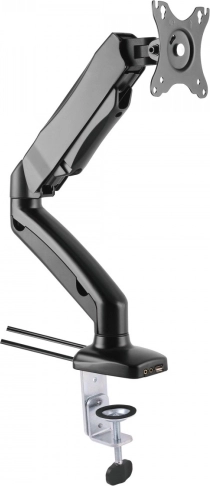 LED/LCD-bureausteun 13–27 inch 6 kg met gasveer, audio/USB