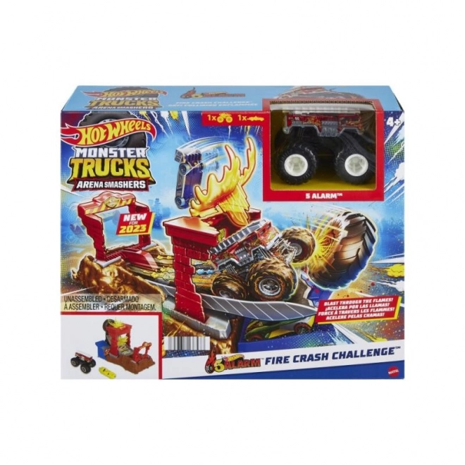 Hot Wheels Monster trucks arena - race-uitdaging spelset HNB87 – HW Tiger Shark